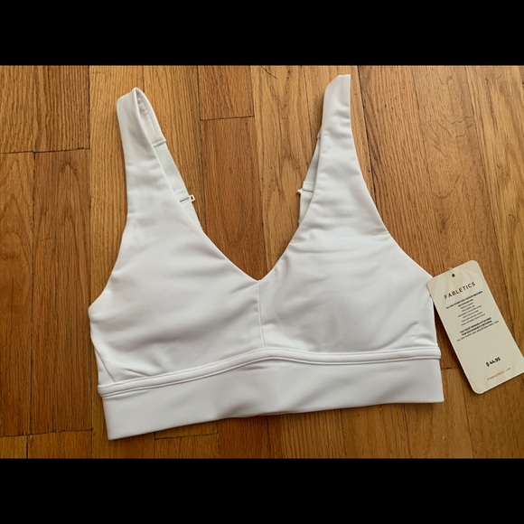 FableticsAll Day Every Day Adjustable Bra XS White - Picture 3 of 4